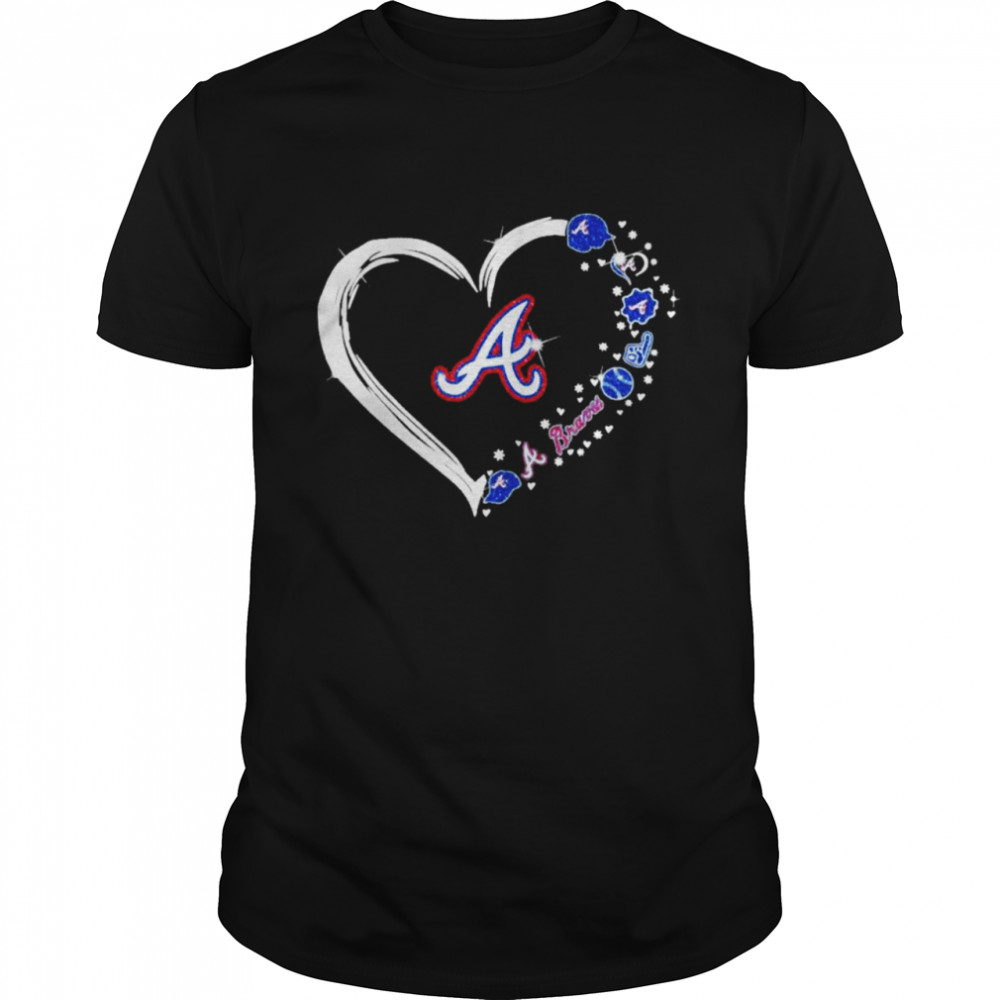 Diamonds Heart Love Atlanta Braves 2021 Shirt