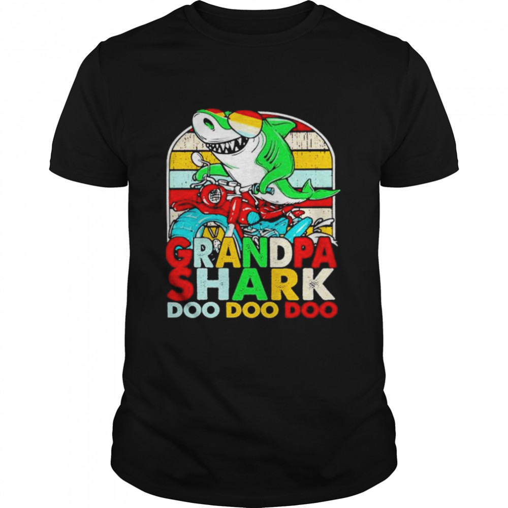 Grandpa Shark doo doo doo vintage shirt