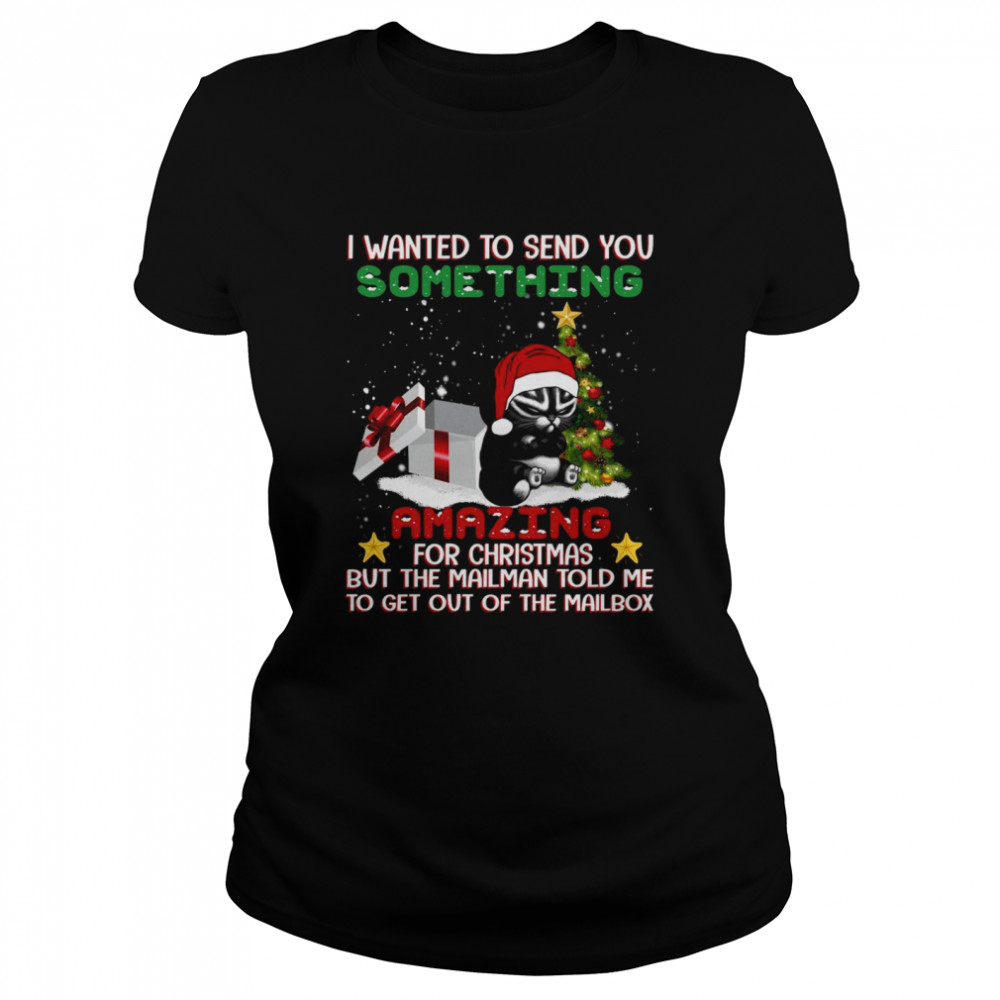 I wanted to send you something amazing for christmas but the mailman told me shirt Classic Women's T-shirt