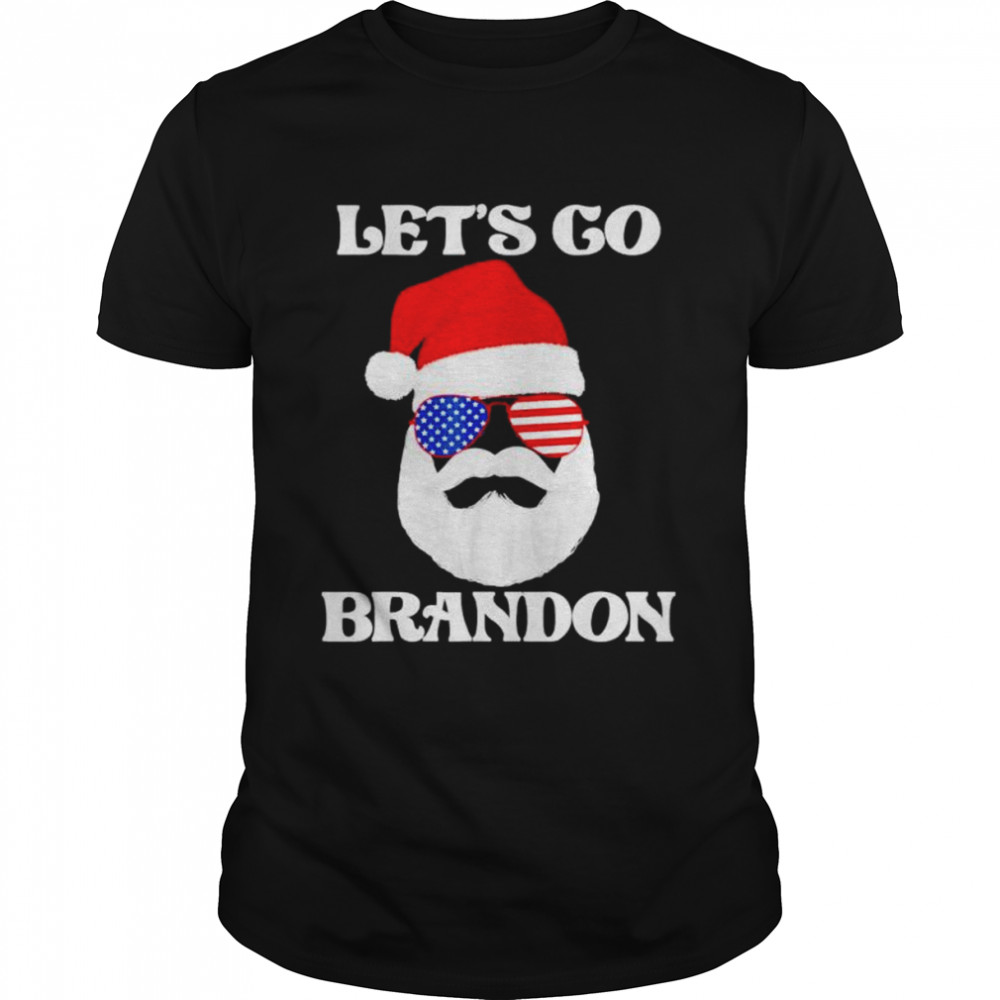 Lets Go Brandon Satan Claus Christmas shirt