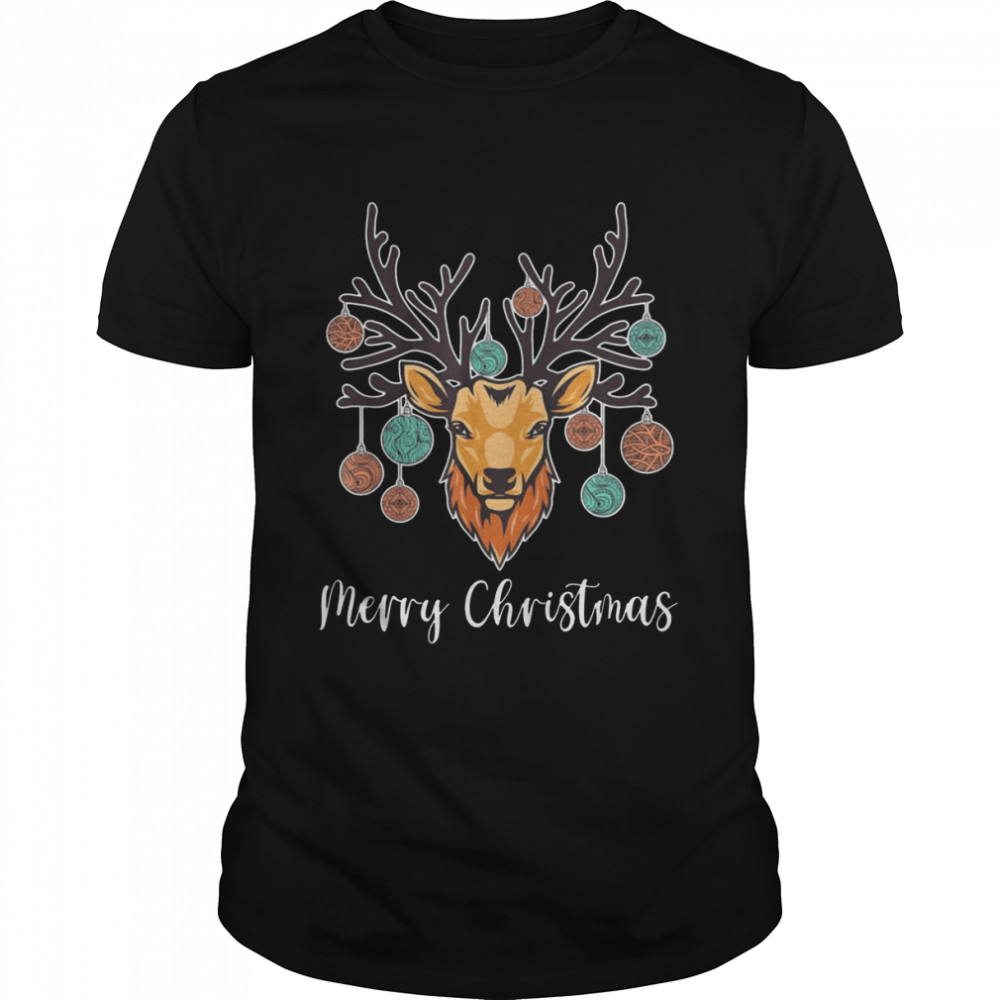 Merry Xmas Christmas Cute Reindeer Shirt