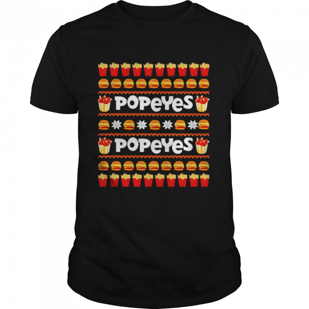 Popeyes Christmas shirt