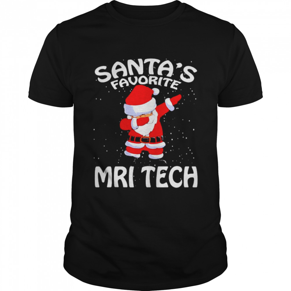 Santas Favorite MRI Tech Christmas shirt