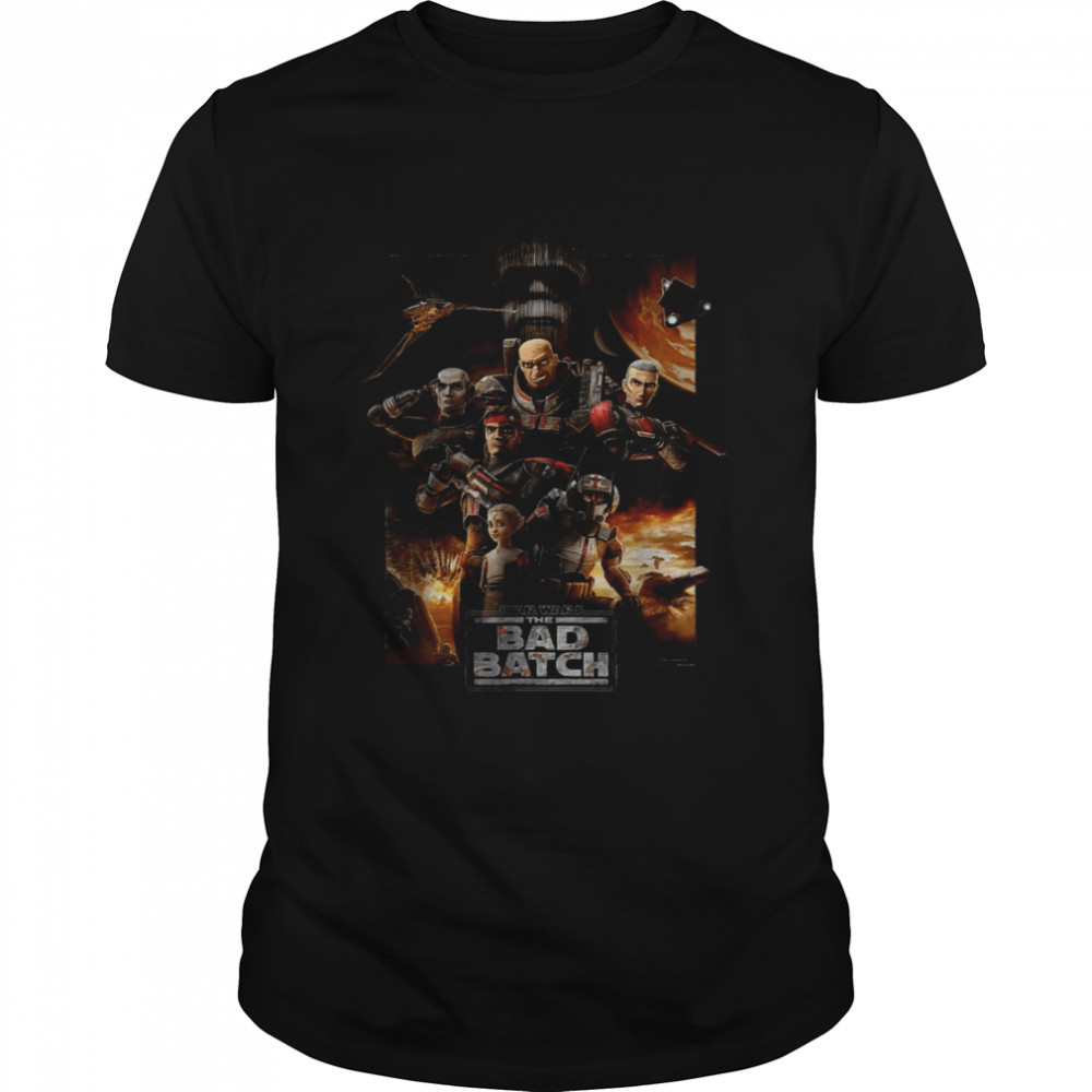 Star Wars The Bad Batch Series Poster T-Shirt