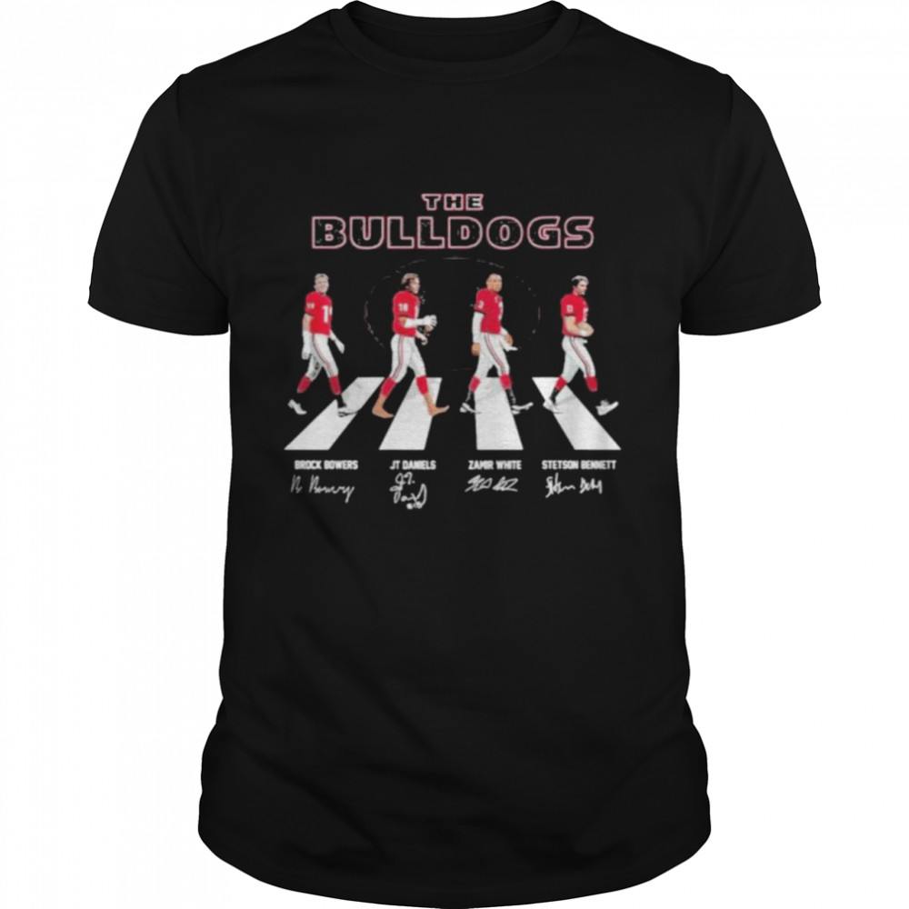 The Bulldogs Abbey Road signatures shirt