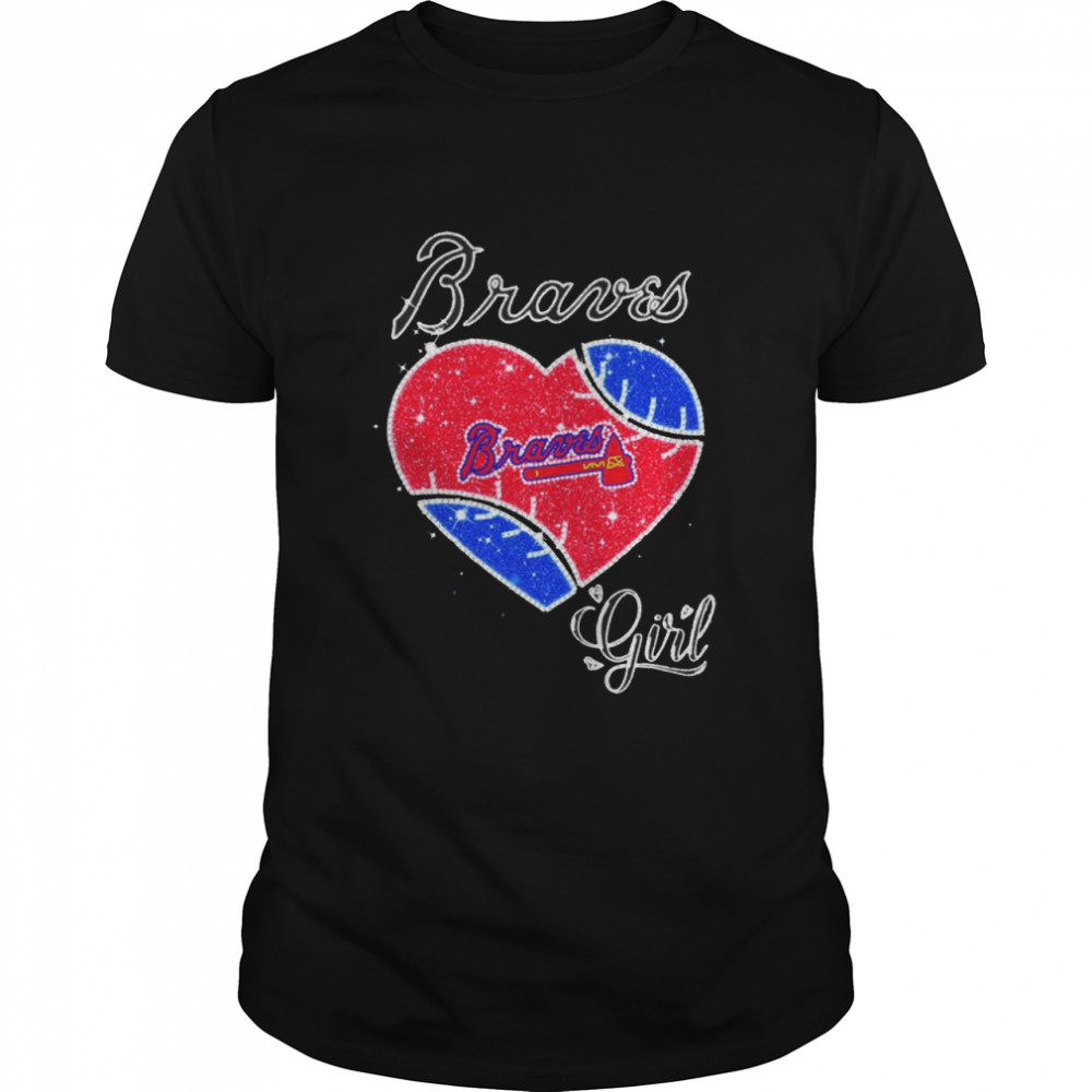 Atlanta Braves girl diamond shirt