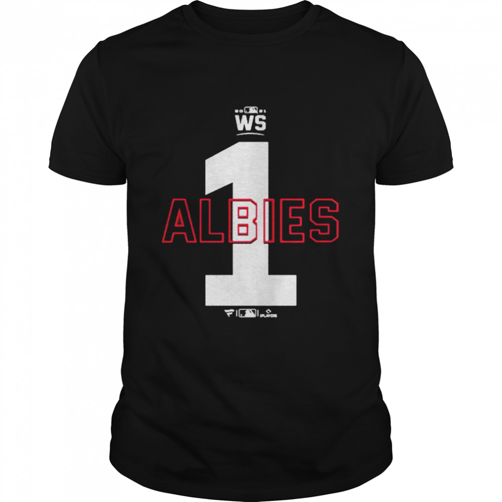 Atlanta Braves Ozzie Albies Fanatics Branded 2021 World Series Shirt