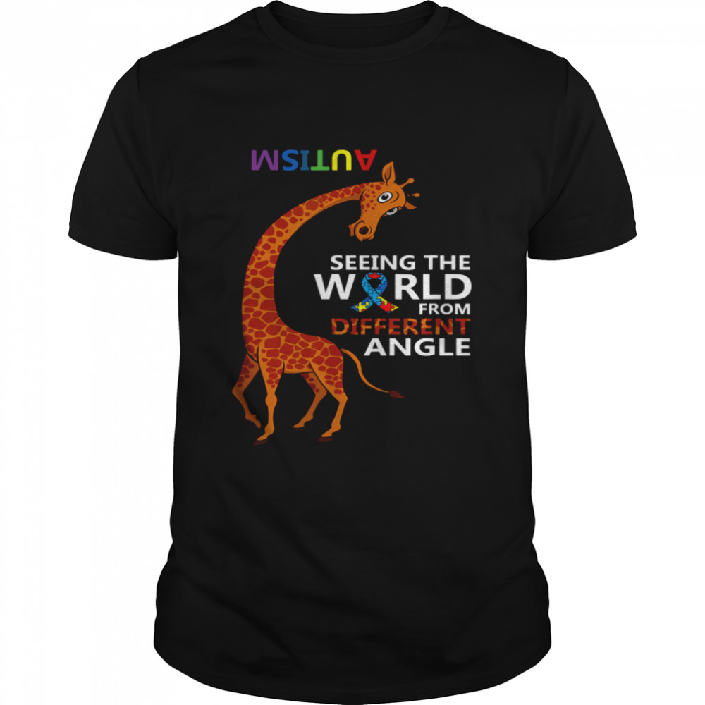 Autism Seeing The World From Different Angle Shirt
