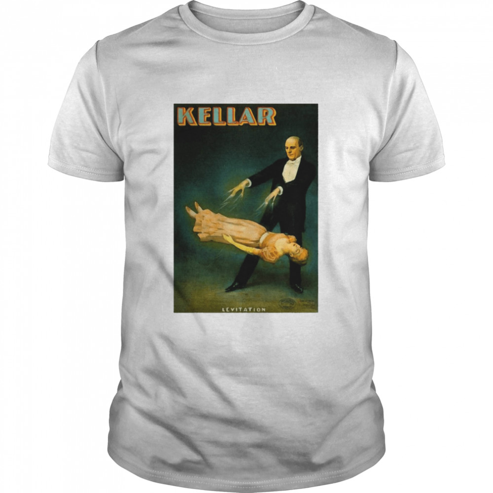 Illusionist Harry Kellar The Great Levitation Magic Trick T-shirt
