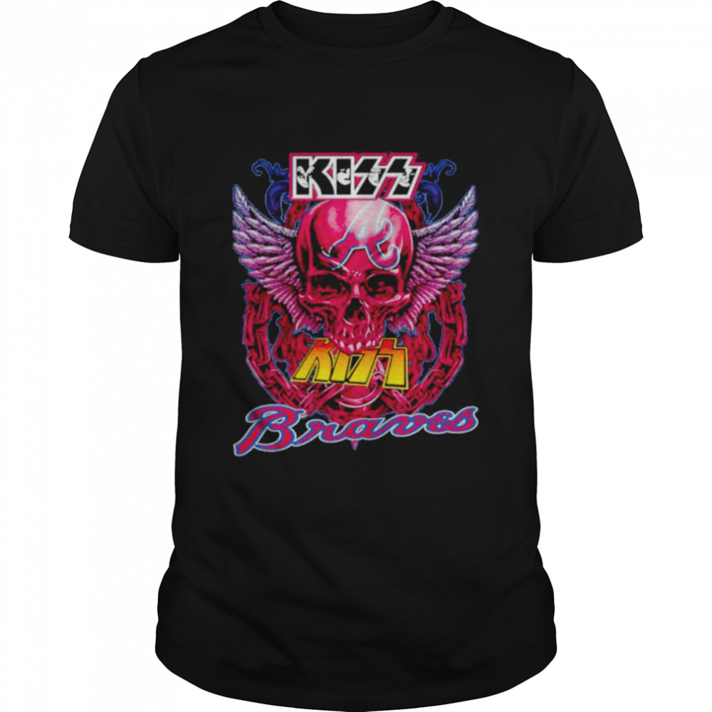 Kiss Skull Atlanta Braves 2021 shirt