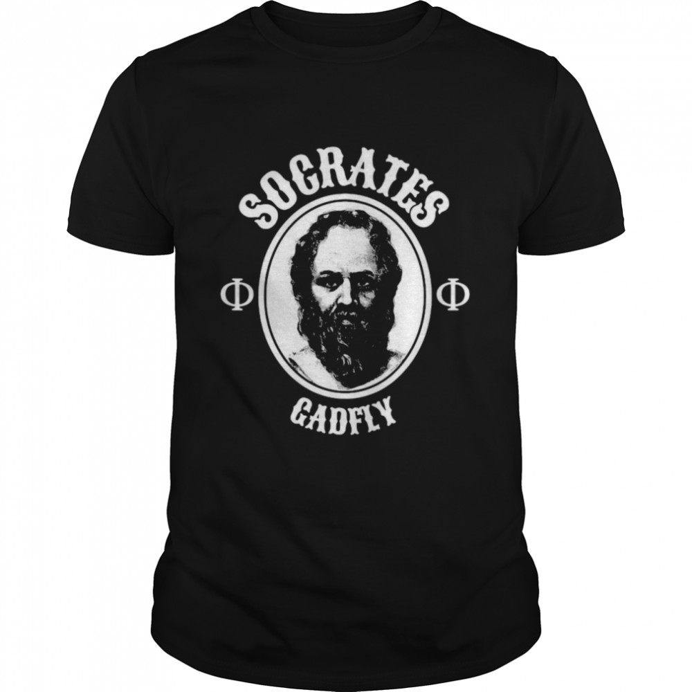 Socrates Graphic Gadfly Philosophy Philosopher T-shirt