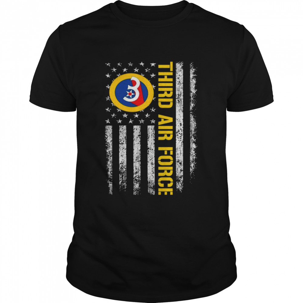 Third Air Force American Flag Shirt