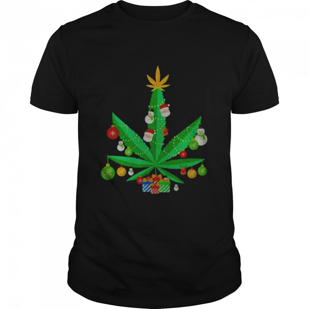 Weed 2021 Merry Christmas Sweater T-shirt