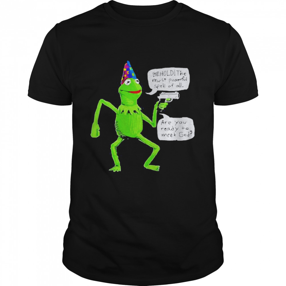 Wizard Frog Print Shirt