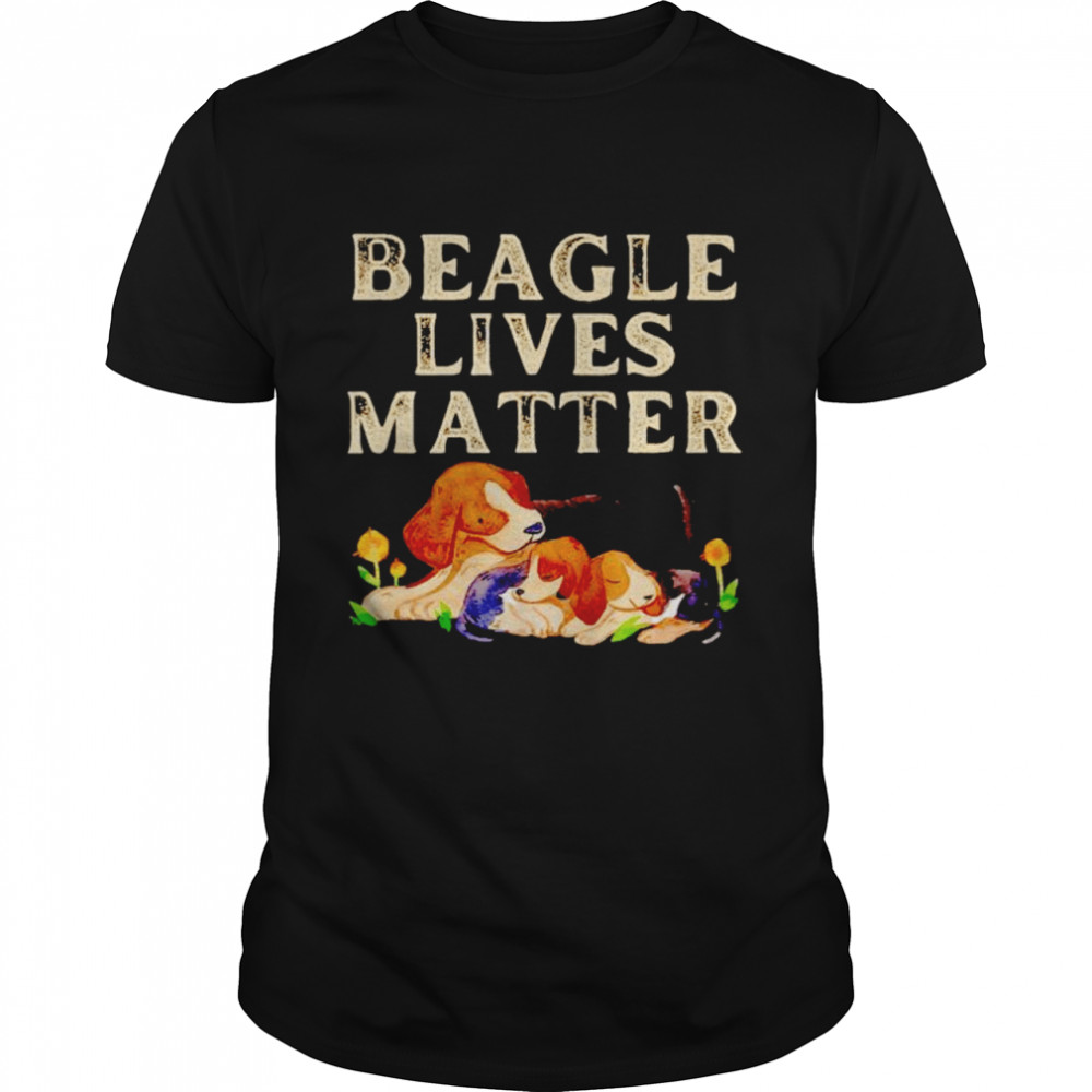 Awesome beagle lives matter t-shirt