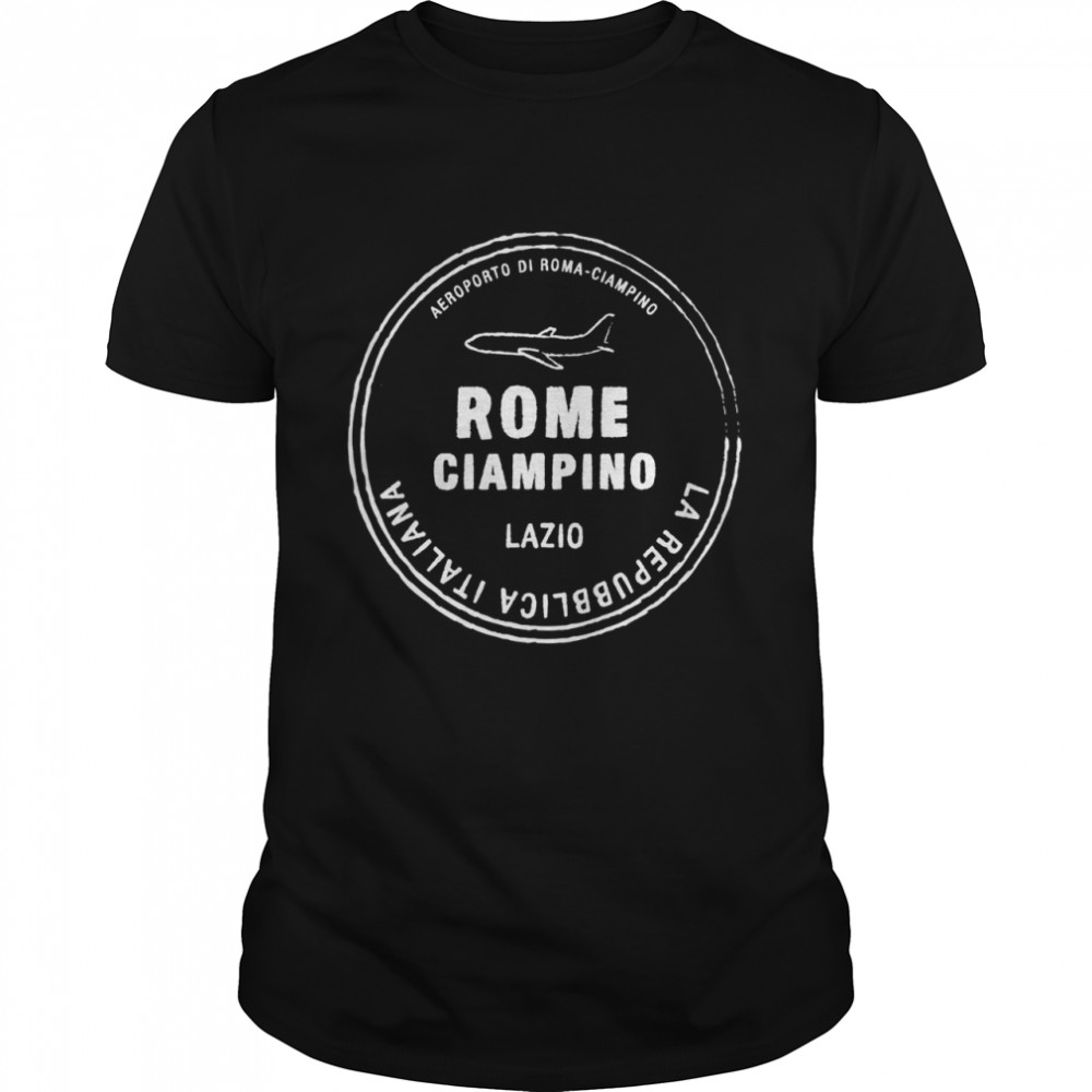 Briefmarke Rom Italien Reisepass Urlaub Reise Shirt