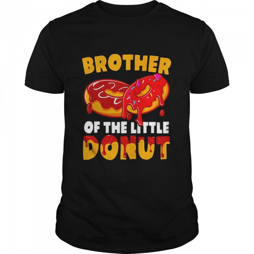 Premium brother of the little donut shirt