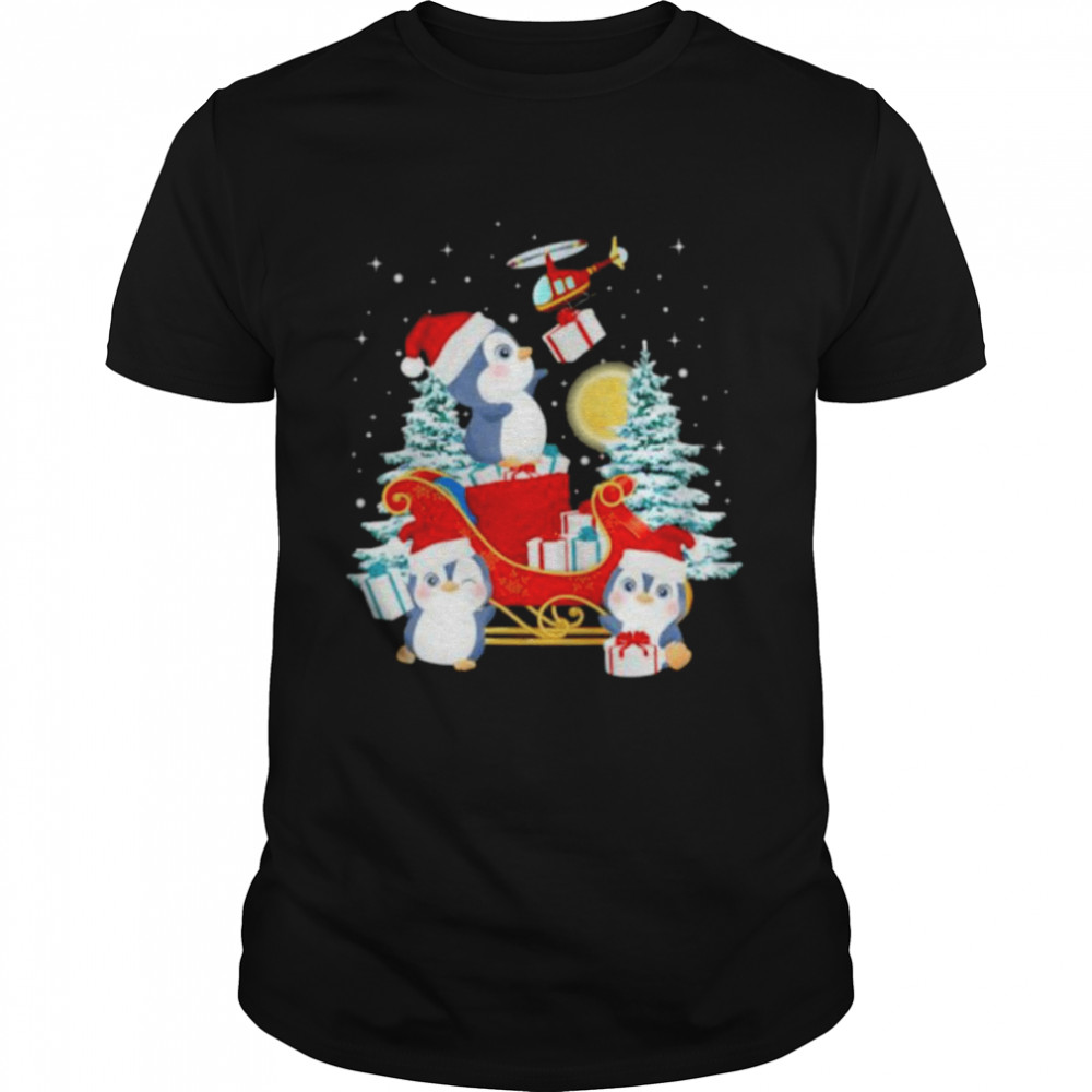 Santa Penguin 2021 Merry Christmas shirt