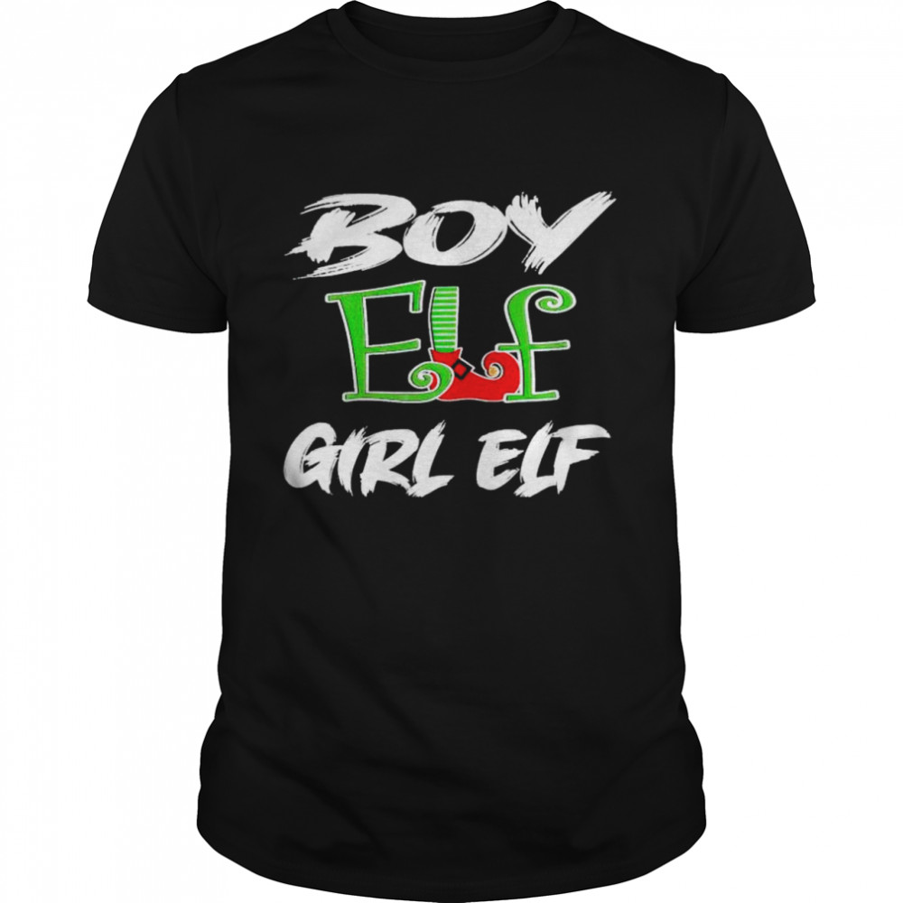 Top boy Elf girl Elf shirt