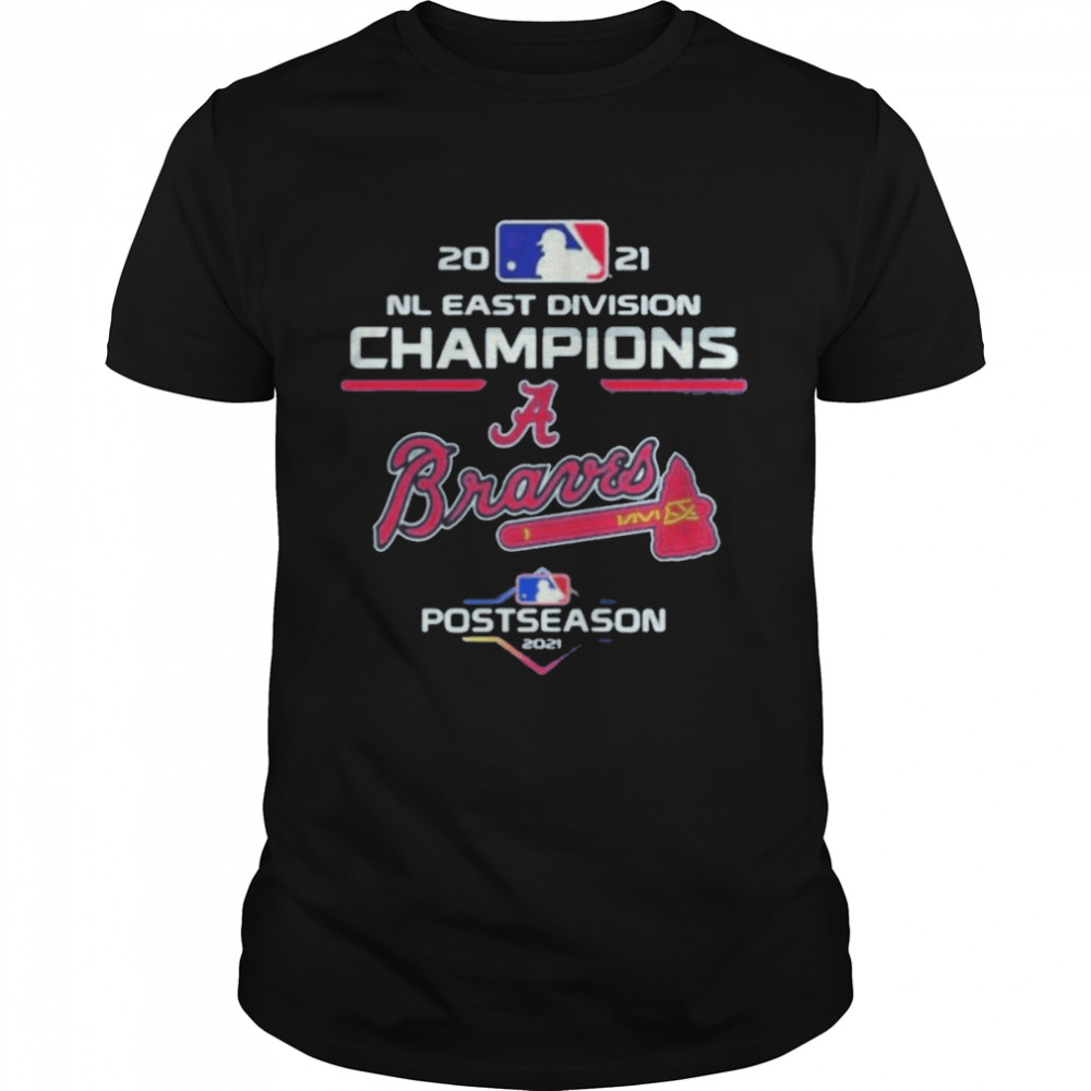 2021 NL East Division Champions Atlanta Braves Postseason Shirt