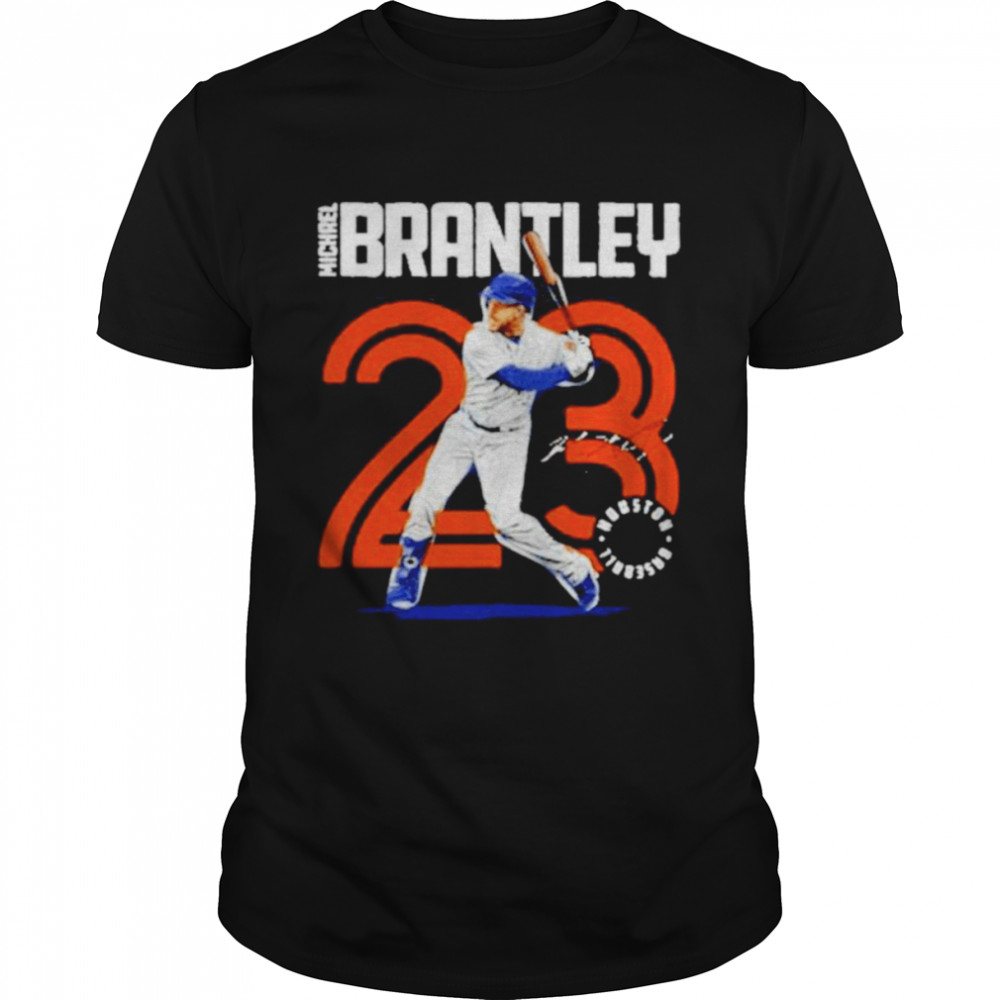 Michael Brantley 23 Inline Houston Astros Signature Shirt