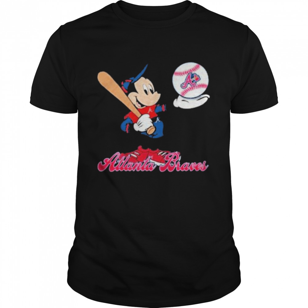 Mickey Mouse Atlanta Braves Baseball 2021 World Series Shirt