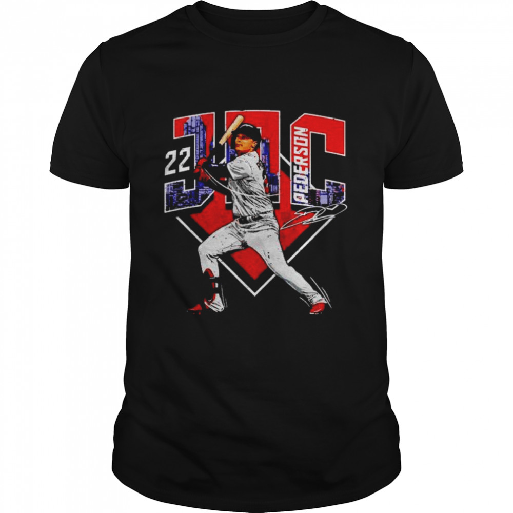 Original atlanta Braves Joc Pederson hit the ball shirt