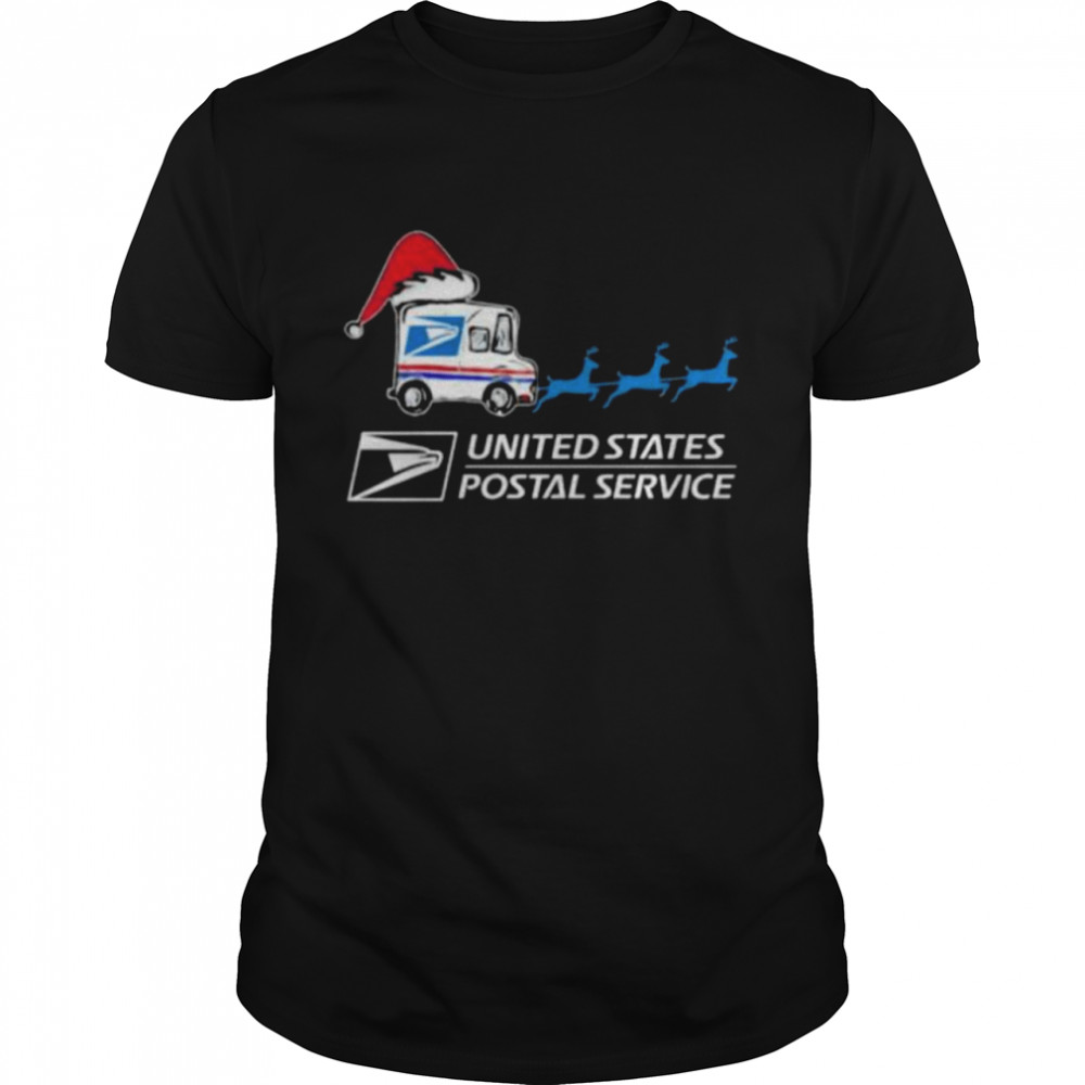 Santa United States Postal Service Christmas shirt