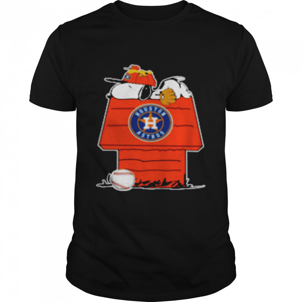 Snoopy And Woodstock Houston Astros World Series 2021 Shirt