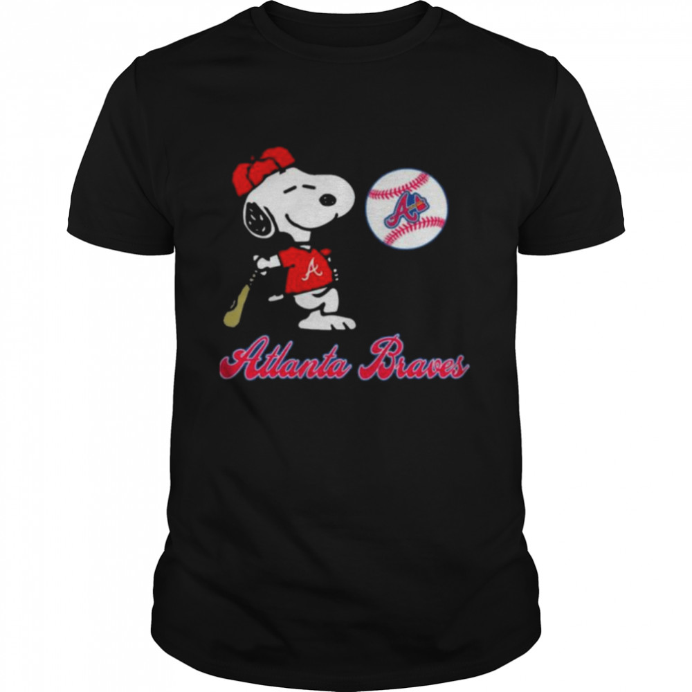 Snoopy Atlanta Braves Baseball 2021 World Series Shirt