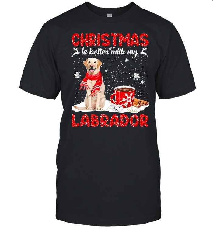 Christmas Is Better With My Yellow Labrador Dog Sweater Shirt