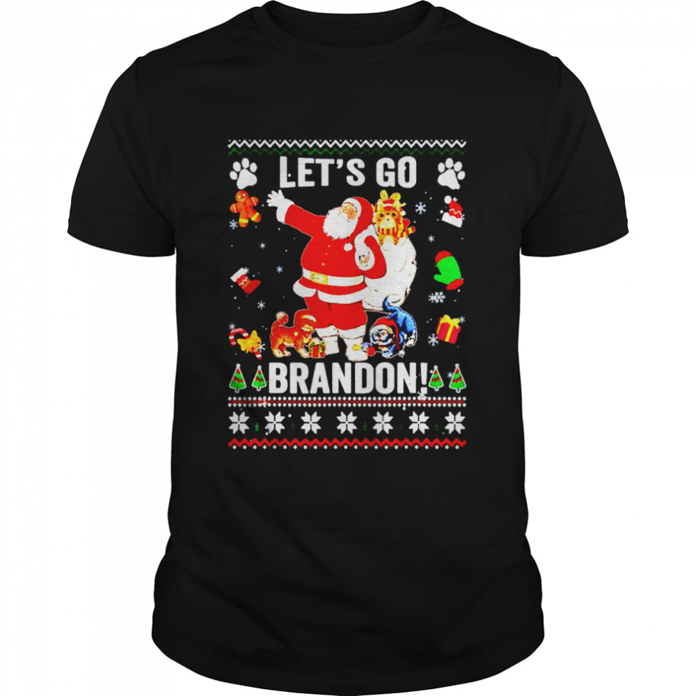 Lets Go Brandon Santa Claus shirt