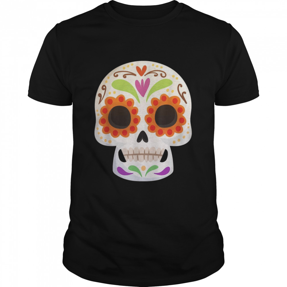 Sugar Skull Day of the Dead Dia De Muertos Kid Shirt