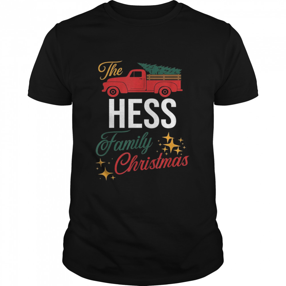 The Hess Family Christmas Matching Pajamas Group Shirt