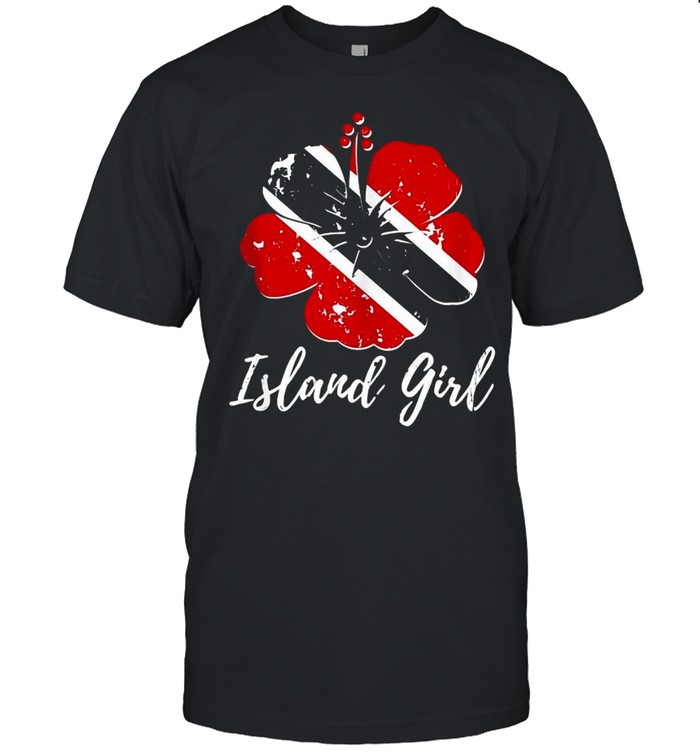 Trinidad Flag Island Girl T-shirt