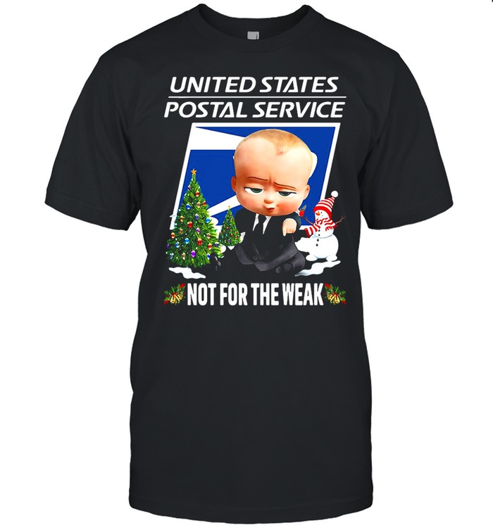 United States Postal Service Not For The Weak Christmas Sweater T-shirt