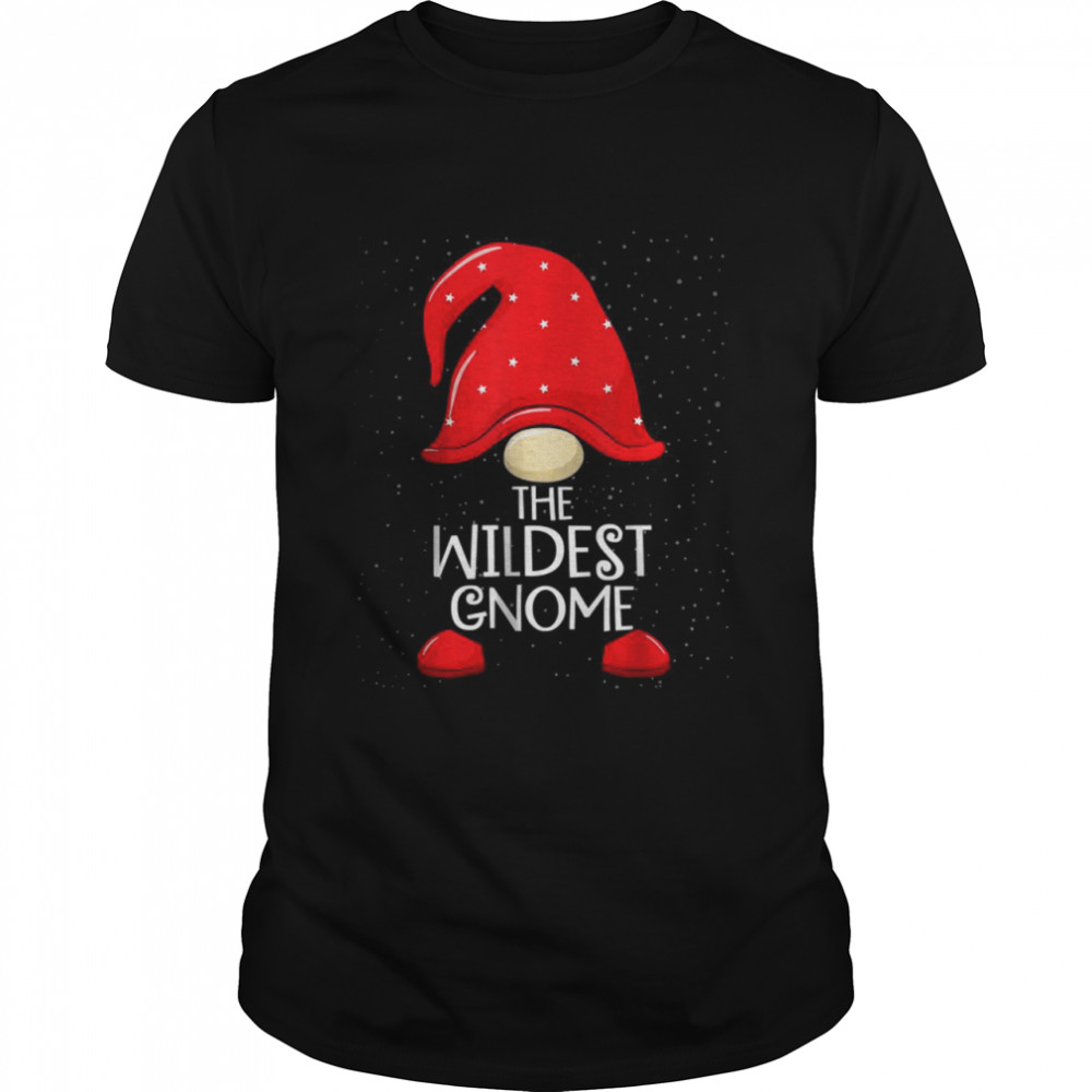 Wildest Gnome Matching Family Group Christmas Party Pajama Shirt