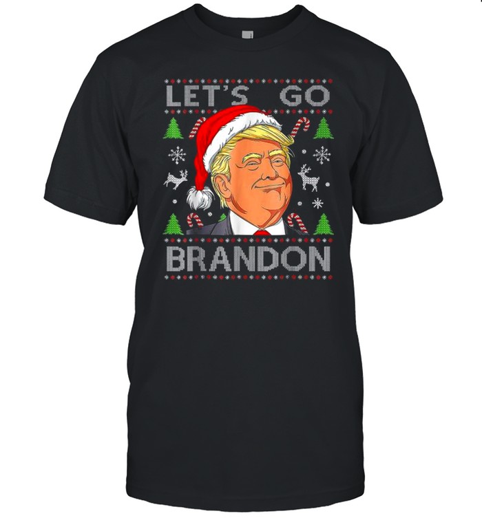 President Donald Trump Let’s Go Brandon Ugly Christmas Sweatshirt