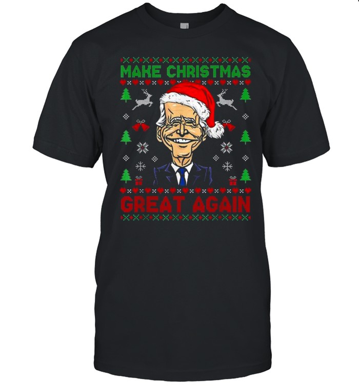 Santa Joe Biden Make Christmas Great Again Ugly Christmas Sweatshirt