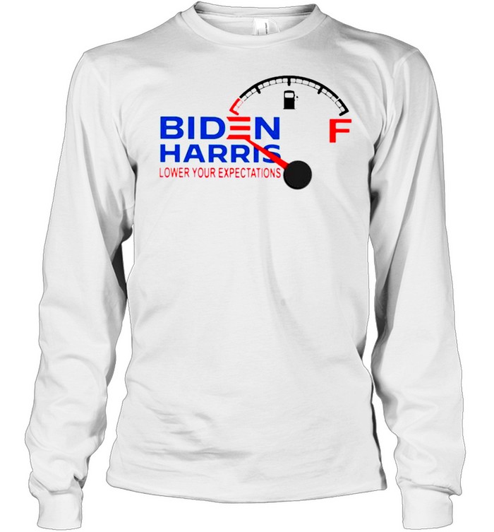 Biden Harris lower your expectations shirt Long Sleeved T-shirt