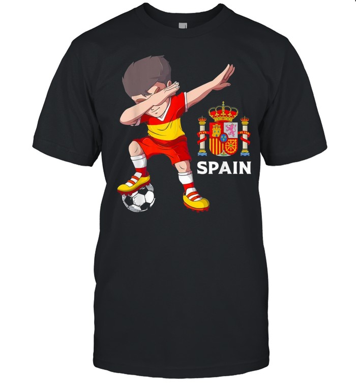 Spain Soccer Dabbing Football Shirt