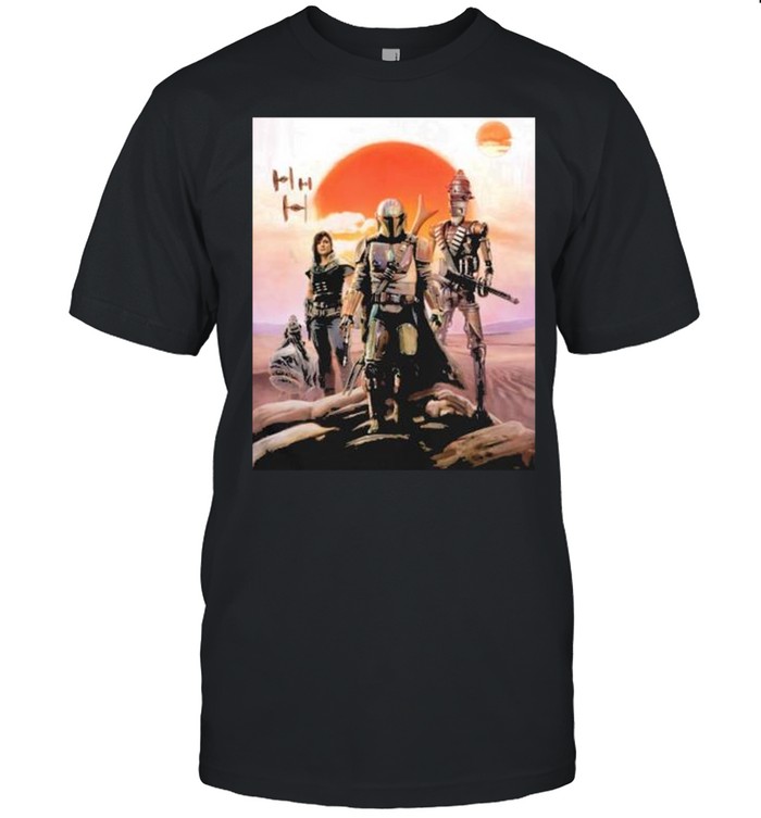 Star Wars The Mandalorian Group Shirt