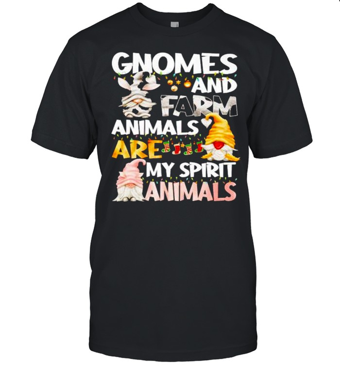 Best gnomes and farm animals are my spirit animals Christmas sweater