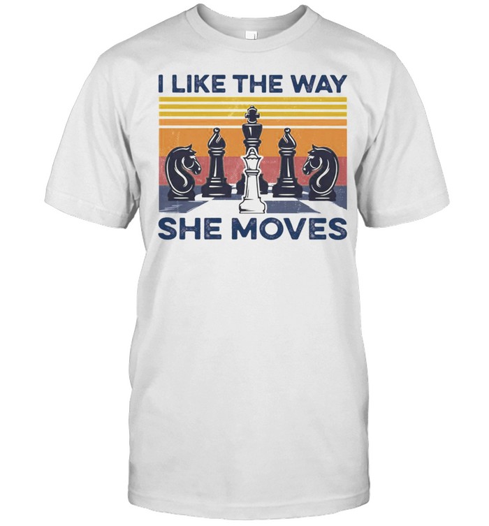 Chess I Like The Way She Moves Vintage T-shirt