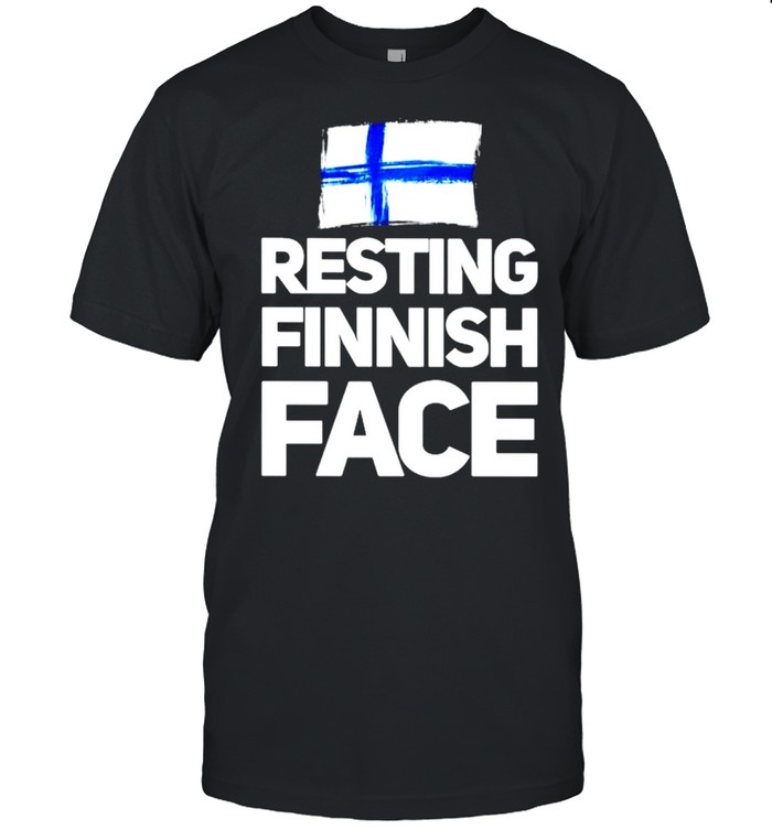 Finland resting finnish face shirt