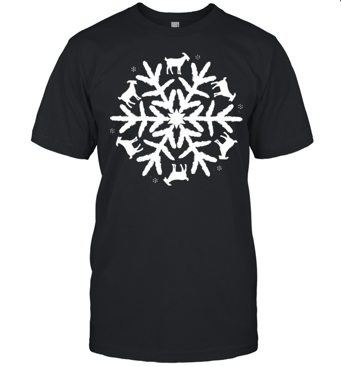 goat Snowflake Christmas shirt