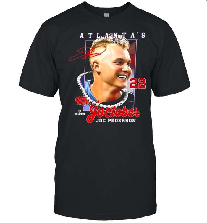 Joc Pedersons Atlanta Braves Legendary Pearl shirt