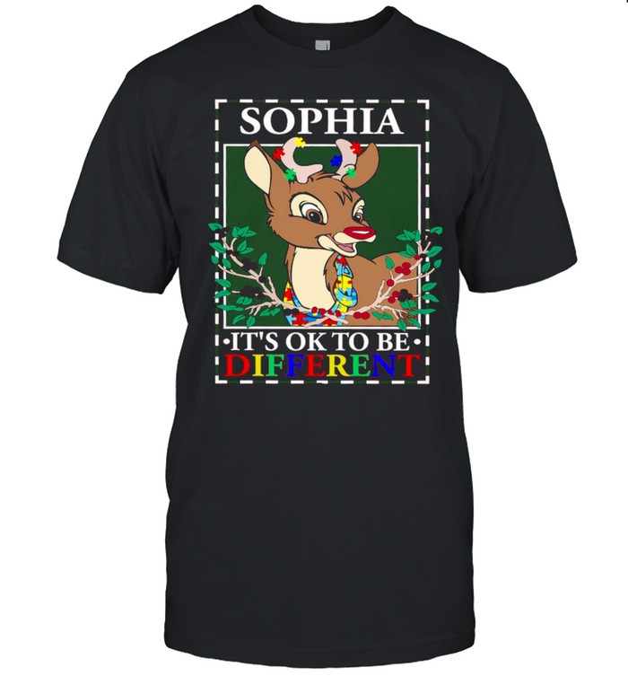 Sophia It’s Ok To Be Different Shirt