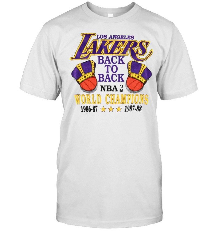 Top 1988 Los Angeles Lakers World Champions Shirt