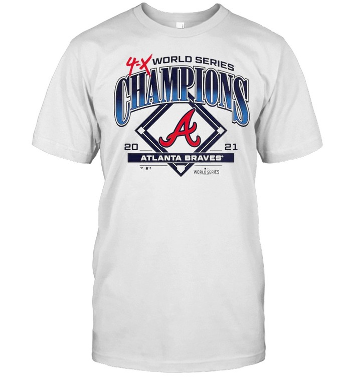 4-Time World Series Champions Atlanta Braves shirt
